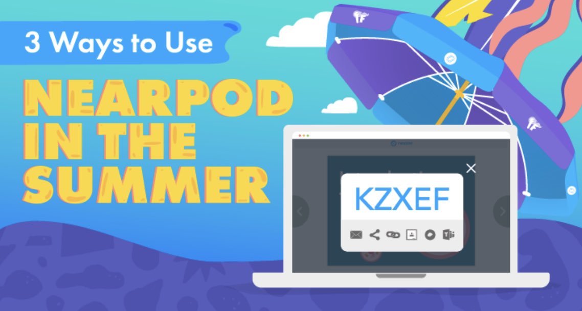 maggie_edtech's tweet photo. Highly recommend this quick blog where you’ll learn 3 creative ways @Nearpod can be used during the summer🌞 🏖 (using #nearpod for summer instruction is JUST the tip of the 🧊berg!)
#distancearning #edtech #summerschool #remotelearning #blendedlearning
https://t.co/bM73KWU3X1 https://t.co/IWVAIo3EAD