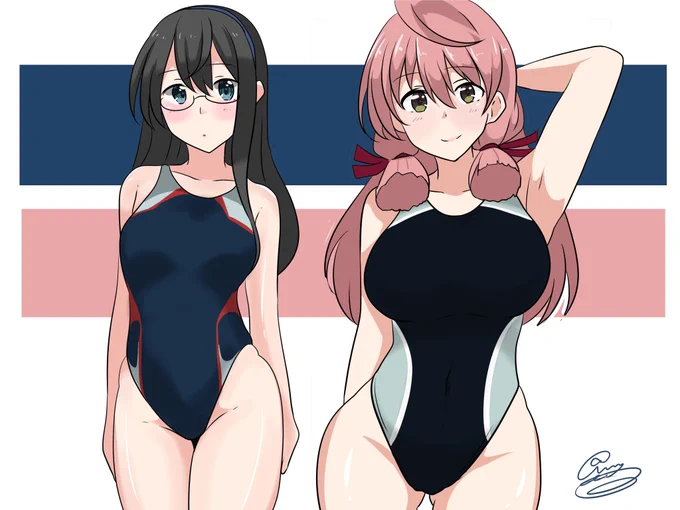 #自分のTwitterいいねTOP3をあげる 
水着艦娘は納得できます…赤加賀が上がったのも個人的には驚いてますね… 