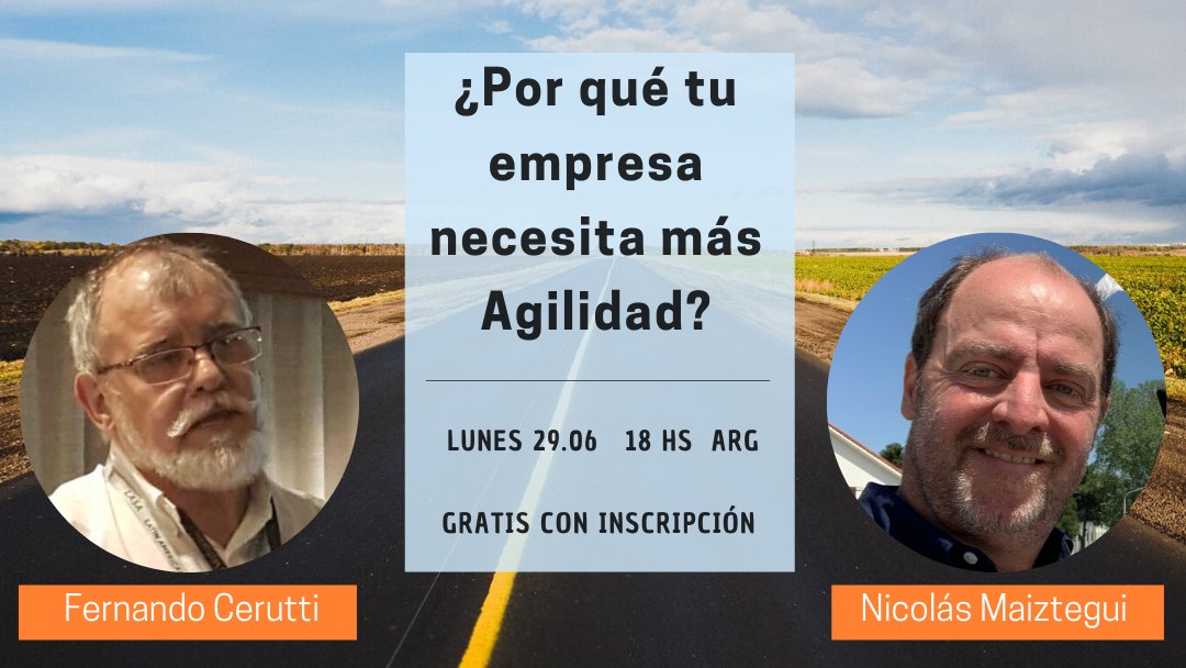Puro_Management's tweet image. Lanzamos el #ConversatorioEstratégico #5 ¿Por qué tu Empresa necesita más agilidad?
Facilitado por @nicomaiz junto con @fcerutti.
Apoyan @FundacionDenuo @sladeinter y @ubeduar.
Inscripción gratuita en este link: eepurl.com/g2NRfP