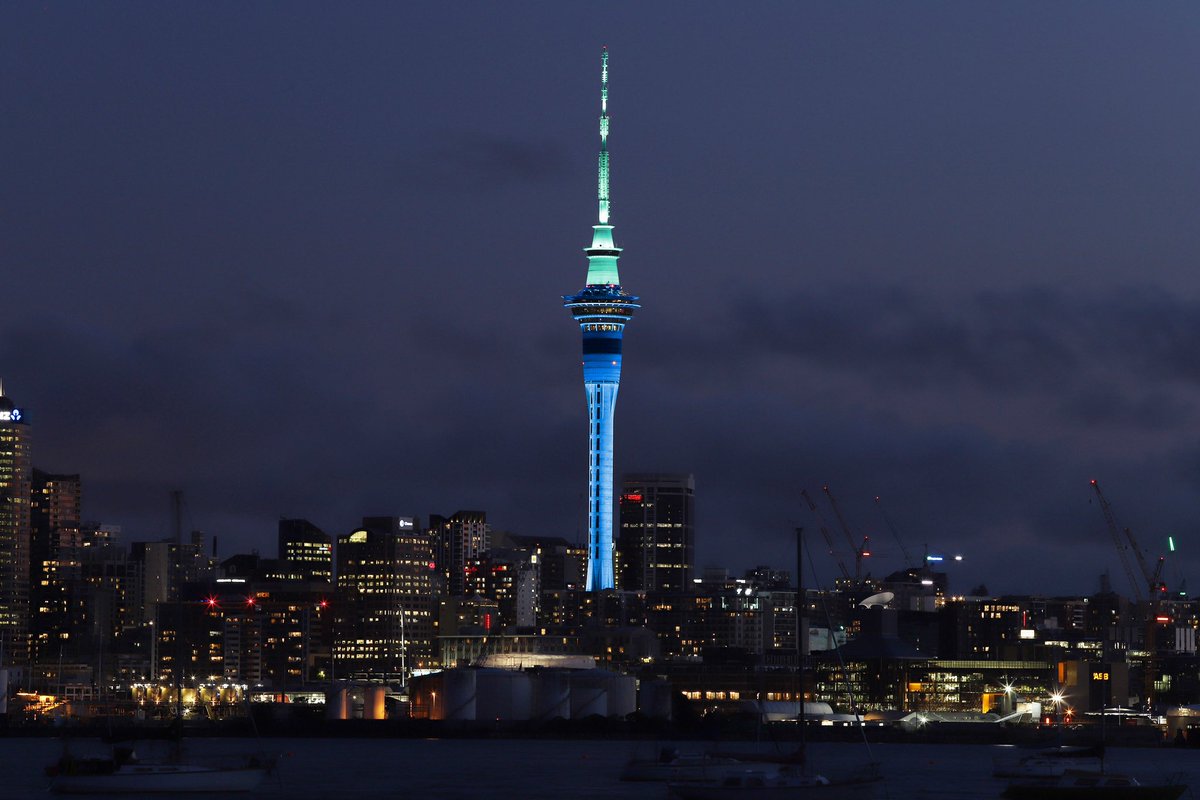 Tonight the Sky Tower is going to be lit blue and green for <a href="/AsOne2023/">AsOne2023</a>! #AsOne