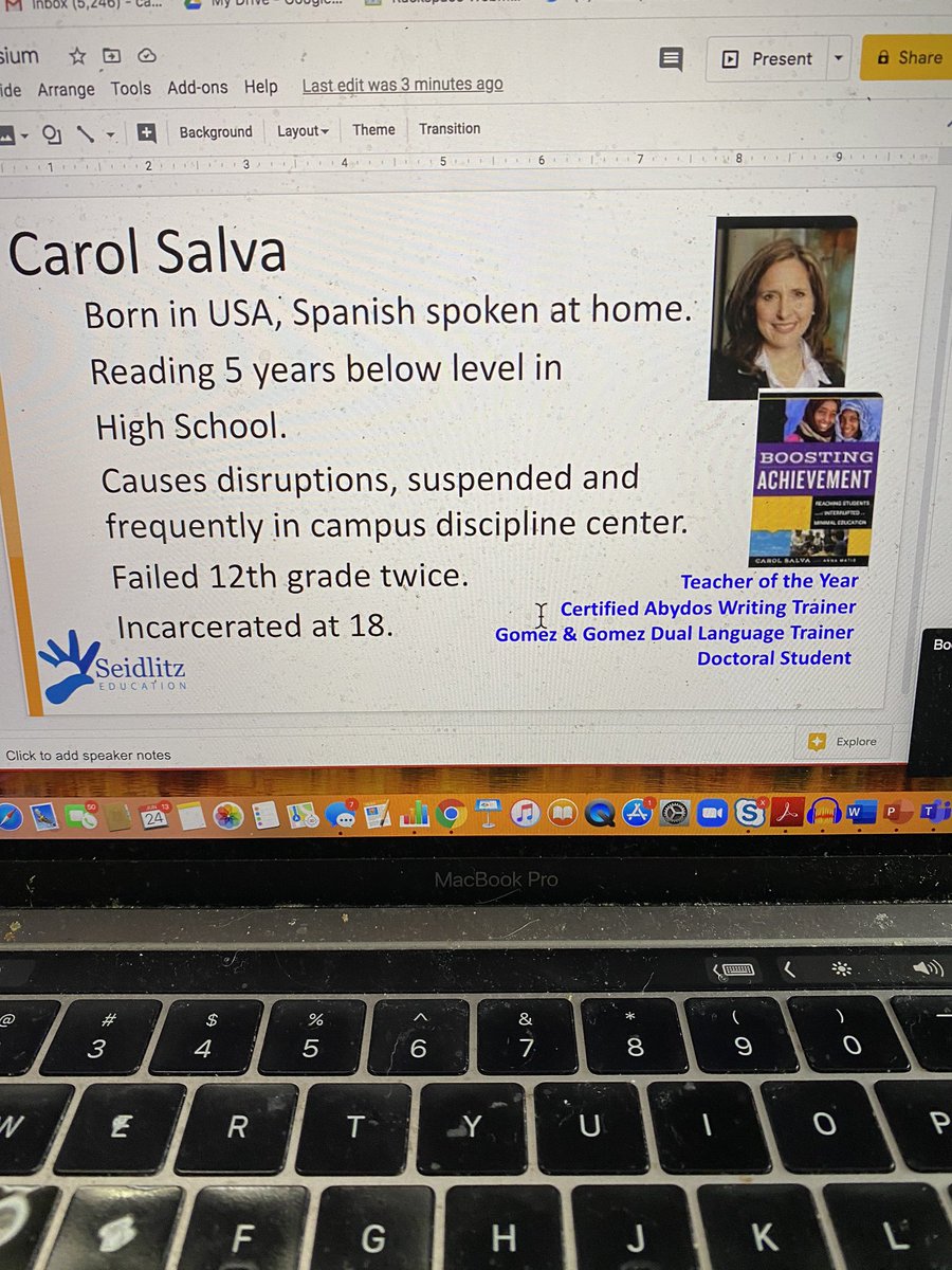DrCarolSalva's tweet image. Wow, @emilyfranESL! Thank you for sharing about #SelfieKahoots at #R10PowerofUnity 
How ironic because I was sharing about YOU @ #ML2020FOCUS at the exact same time. 
#HOPE
#BoostingAchievement #ells