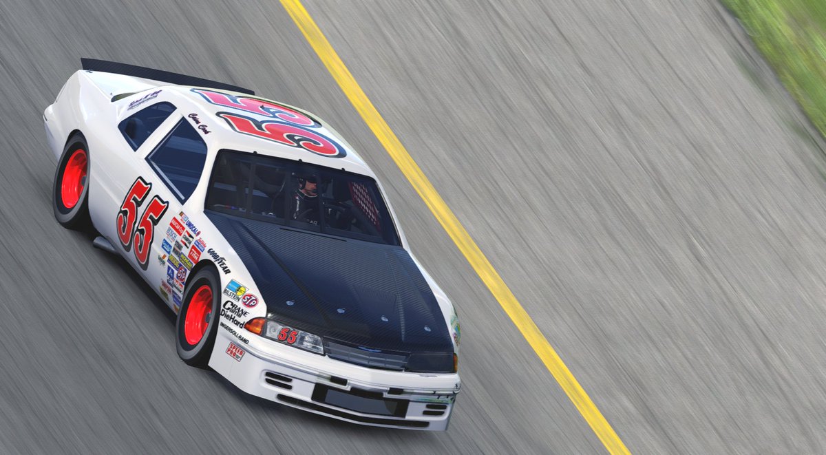 immirsane's tweet image. That carbon hood was good for AT LEAST 2 tenths. 

@caine_cook | @Cosmin_Ioanesiu | @eRacr_gg 
#Firecracker400 #Fireweek