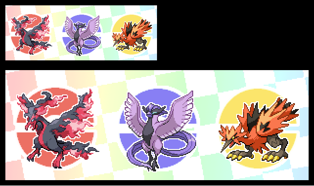 ドット絵 ガラル地方のポケモンたち