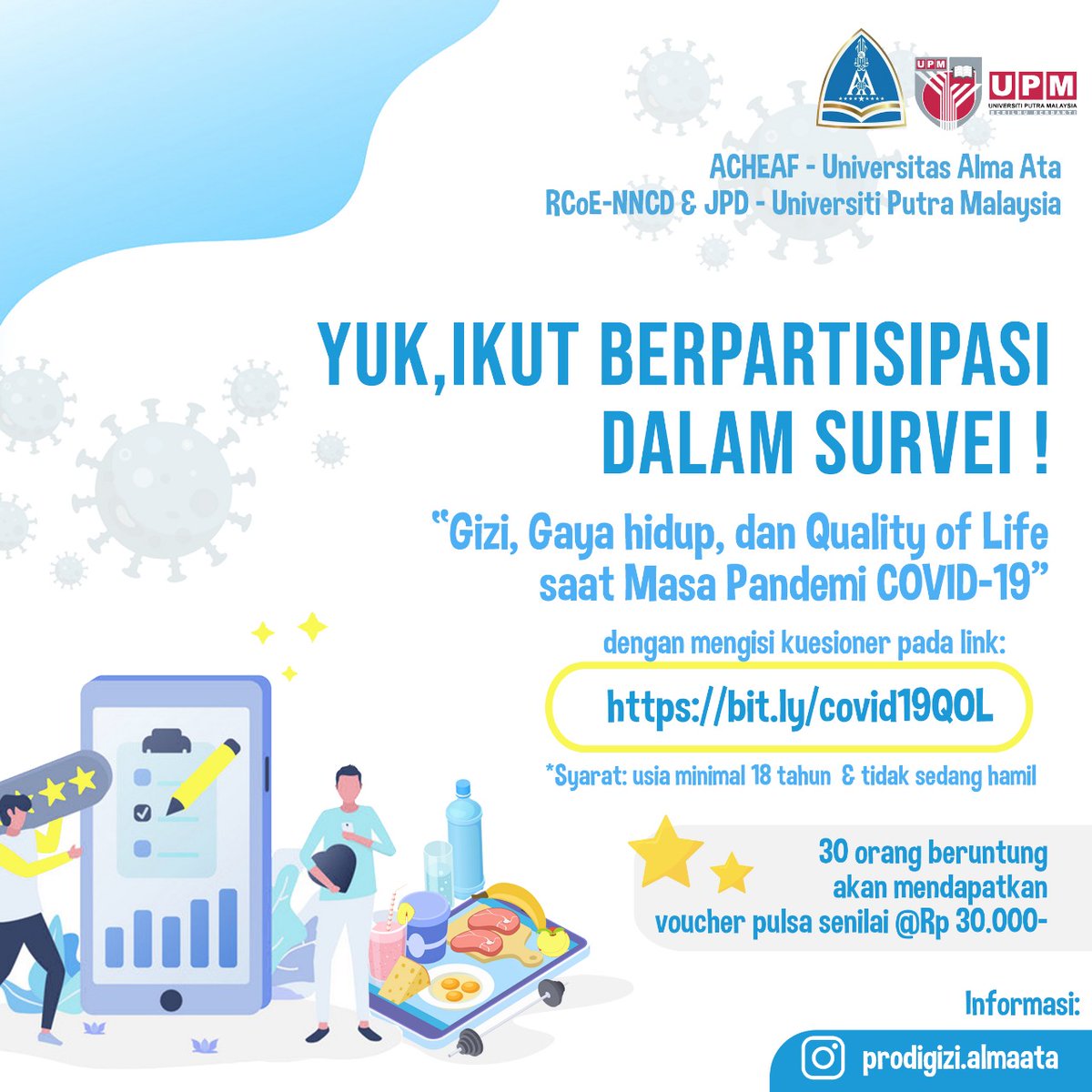 ajisabta's tweet photo. Kuy bantu RT inj ya guys. Kami sedang mengadakan penelitian survei. Semoga bisa membwrikan manfaat untuk semua hasil dari penelitian ini. 🙏 @LowonganDosen @direktoridosen @gizitips https://t.co/Kpp3Uc6fgy