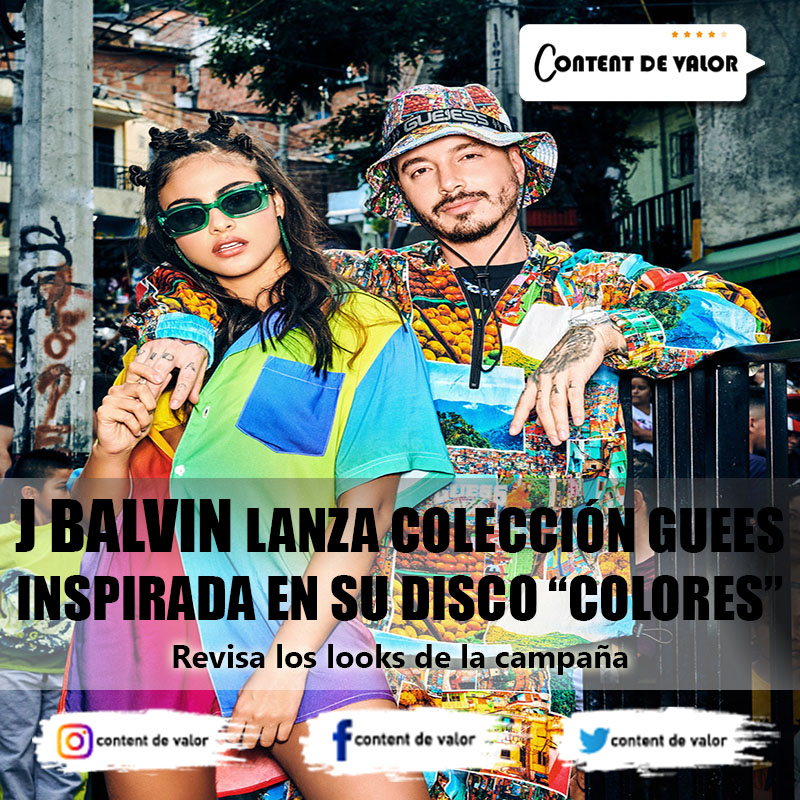 Contentdevalor's tweet photo. GUESS Y J BALVIN lanzaron el pasado 18 de junio una colección inspirada en “COLORES”, esta colección es para hombres, mujeres y niños. “Ha sido genial ver cómo se junta una situación de trabajo ideal con un artista"
.
.
#guees #jbalvin #noticias #colores #moda https://t.co/sIxgy1RnP0