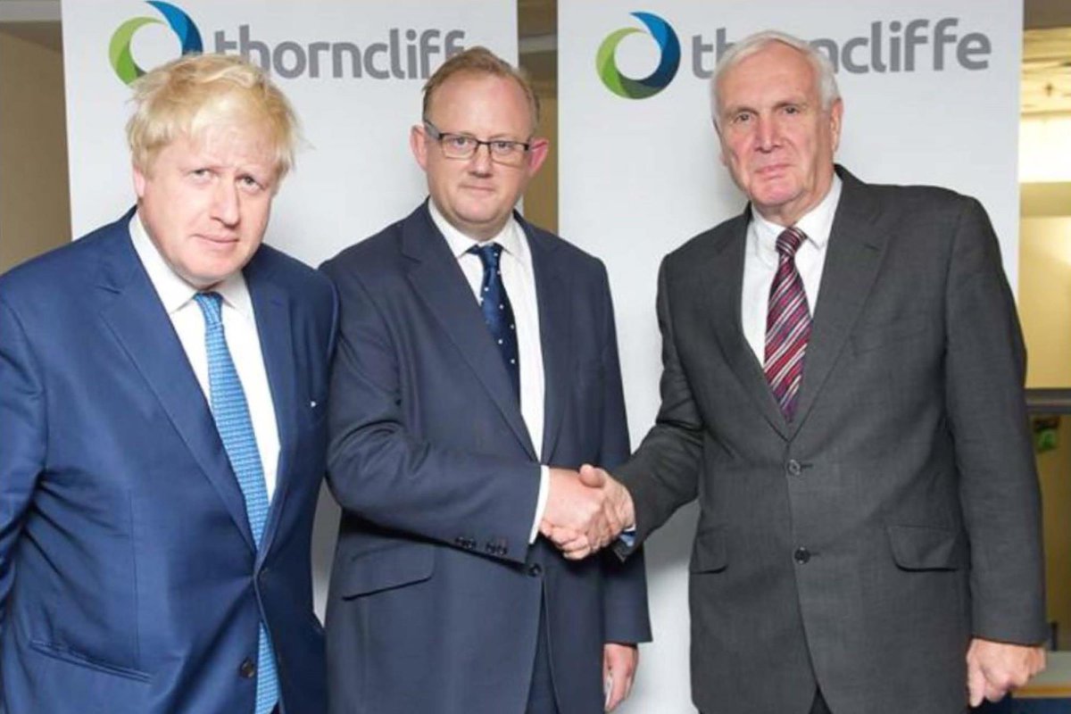 Boris Johnson also has ties with Thorncliffe, the firm Desmond used to front the Tower Hamlets scheme.They even wrote about him in 2019 during the Conservative Party leadership contest, very keen.... https://www.thorncliffe.com/boris-and-the-property-industry/