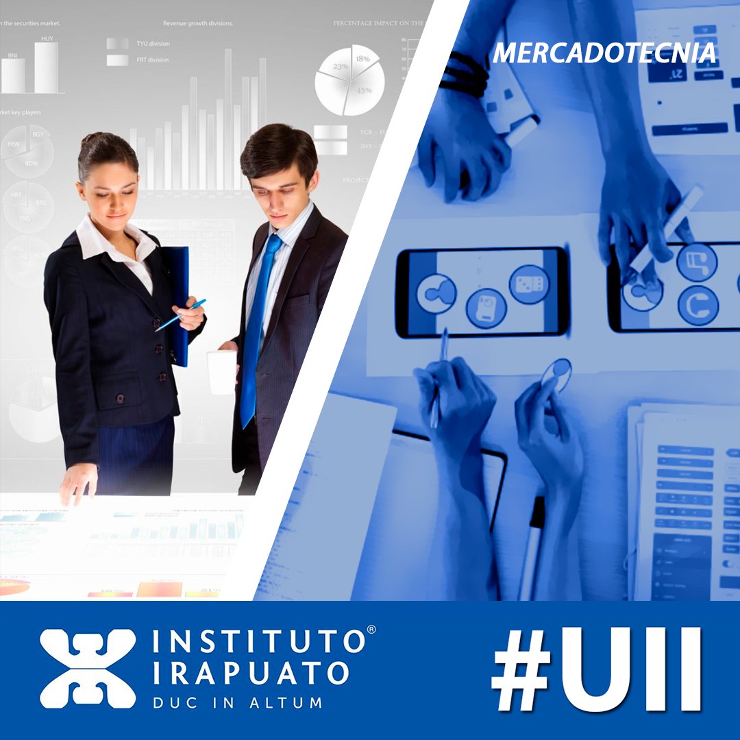En #UII nos encargamos de formar profesionales en el campo de la mercadotecnia con la más alta calidad educativa y dentro de la ética profesional, a fin de cumplir las demandas sociales que requiera su profesión como Licenciado en Mercadotecnia. #CarreraEscolarizada #UII