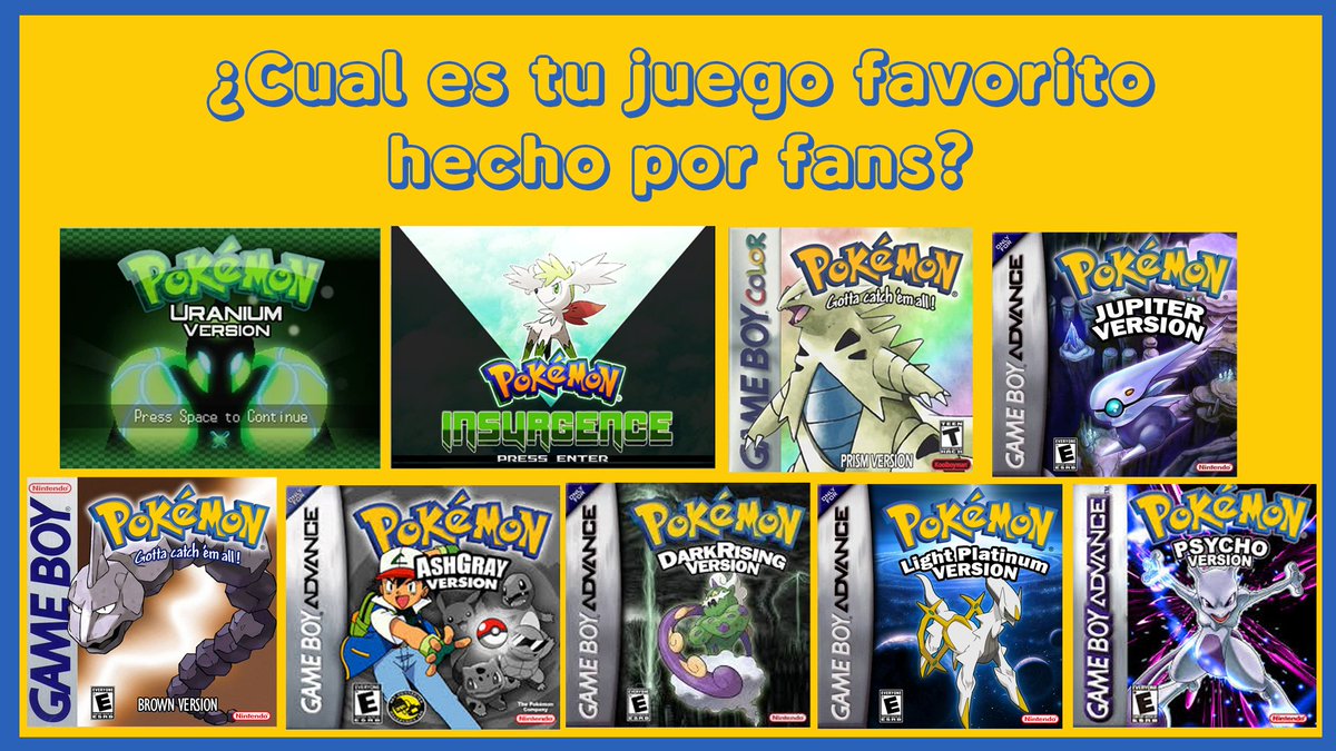 Luisgllardo's tweet photo. ¿Cual es su juego no oficial favorito? 

El mio es Pokemon Insurgence, es una locura de juego llena de contenido

Muy recomendado, estare jugando por unas horas los invito a unirme en #Twitch,  https://t.co/AQZmvfK3c5

#Pokémon #pokemon #videojuegos #pokemongo https://t.co/9qrtaZ1UuH
