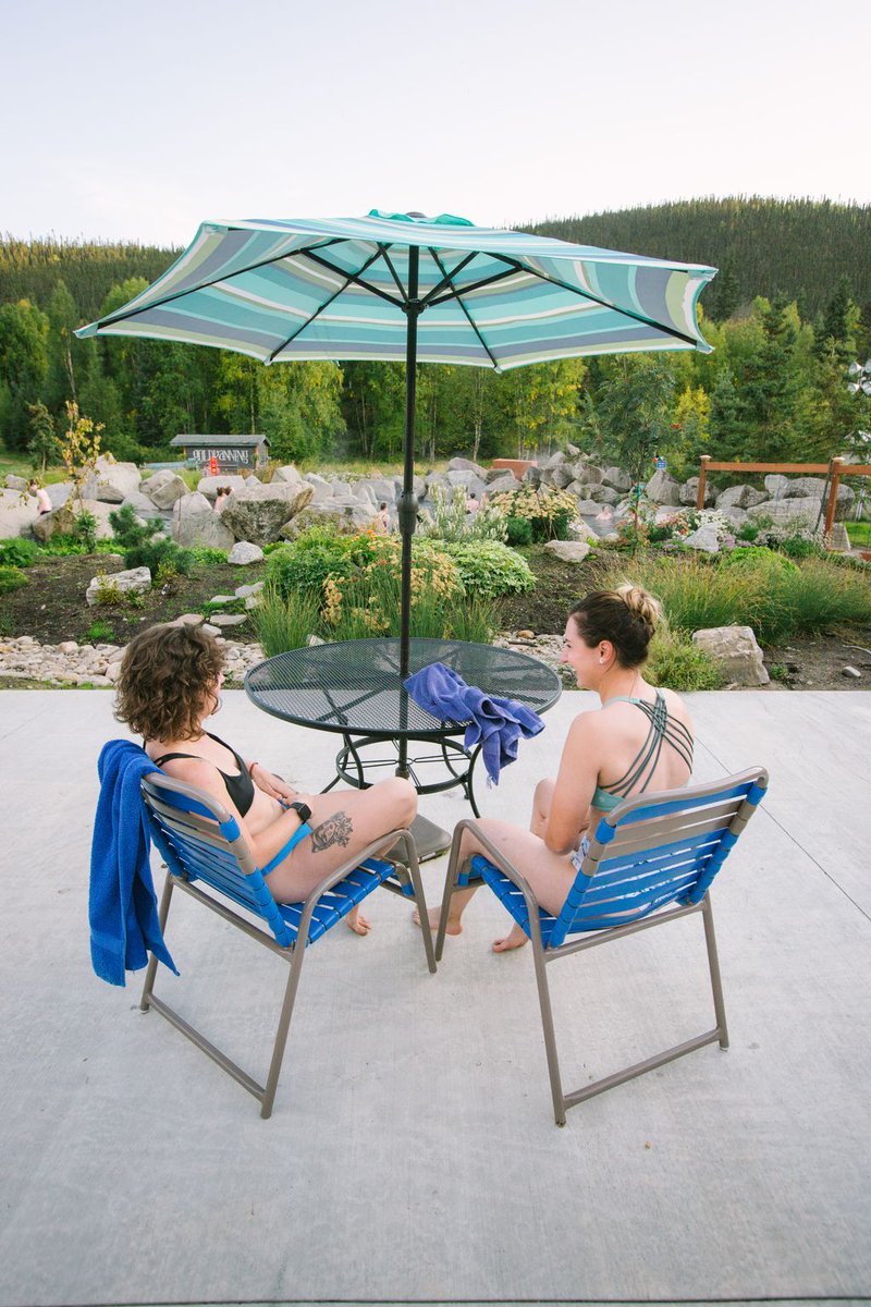 ChenaHotSprings's tweet photo. What a rainy summer! Take that any day over fires ๐
Relax and enjoy the heat of the hot springs on these chilly days... ๐
#hotsprings #alaska #chenahotsprings #travelsafe #visitus #summer #warmwater #relax #getaway #explorefairbanks #explorechena #alaskaisthebest #lookusup https://t.co/KB7Zz1BuGW