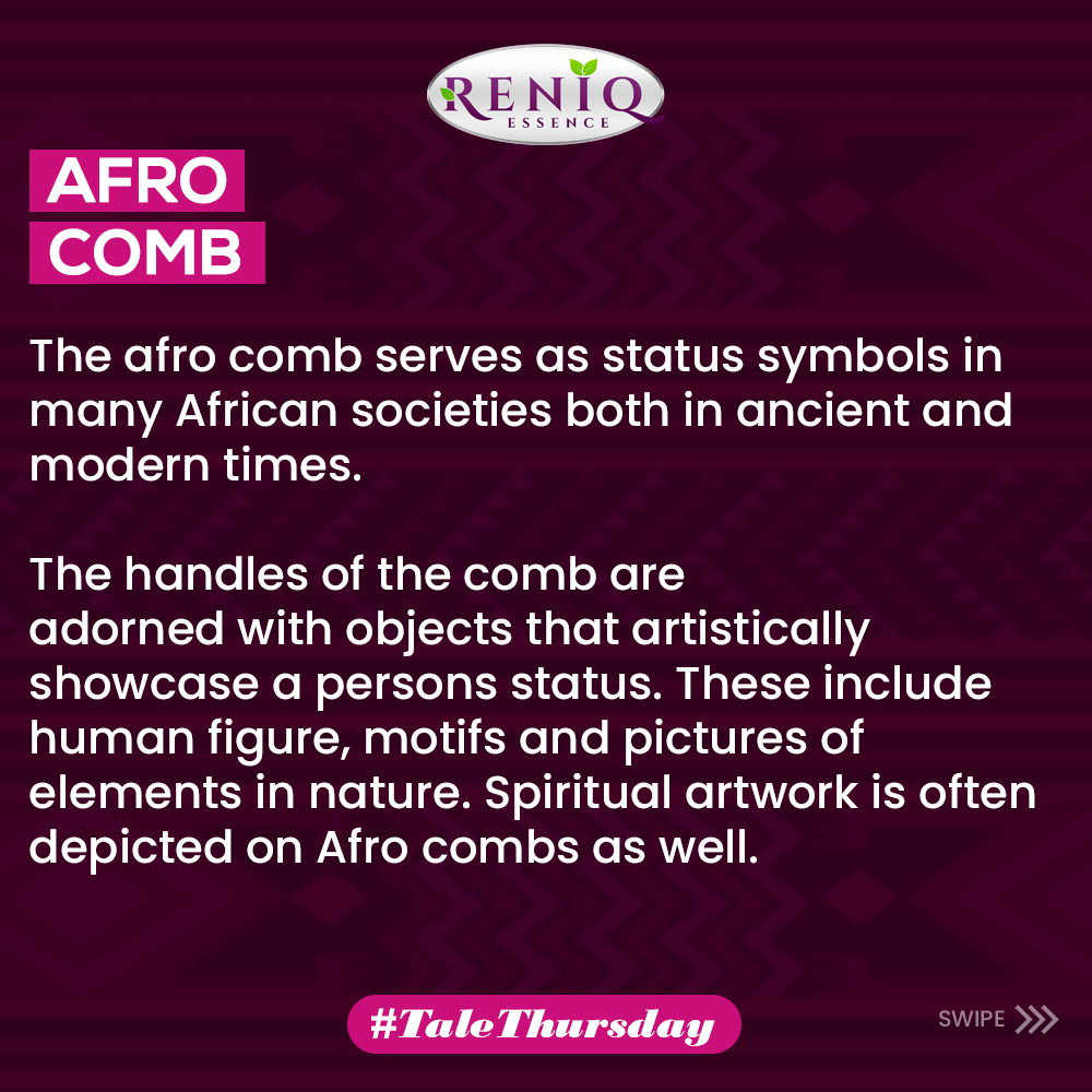 ReniqEssence's tweet photo. #TaleThursday by @ReniqEssence 
Behind every comb is a STORY! 
Learn more about your African heritage.
#ThursdayThoughts #ThursdayMorning #ThursdayMotivation #ThursdayTreat #ThursdayMood #ThursdayInspiration #ThursdayVibes #ThursdayFeeling #BlackLivesMatter https://t.co/As7RuPJKrf
