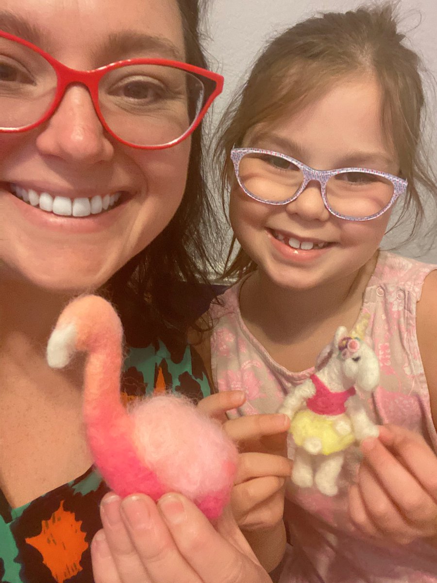Bronco Art Studio (@jessica_d0herty) on Twitter photo New needle felting project in progress! A flamingo for a soon-to-be big sister! <a href="/coachclopez/">Carla Mendoza-Lopez</a> #rjlsummerselfie #rjlyear7 New needle felting project in progress! A flamingo for a soon-to-be big sister! <a href="/coachclopez/">Carla Mendoza-Lopez</a> #rjlsummerselfie #rjlyear7