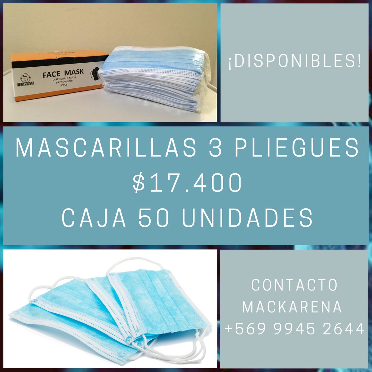 Mckalera's tweet photo. Ventas por mayor y detalle, consulte por interno! #COVID19 #mascarillas https://t.co/gKgc8kCoEU