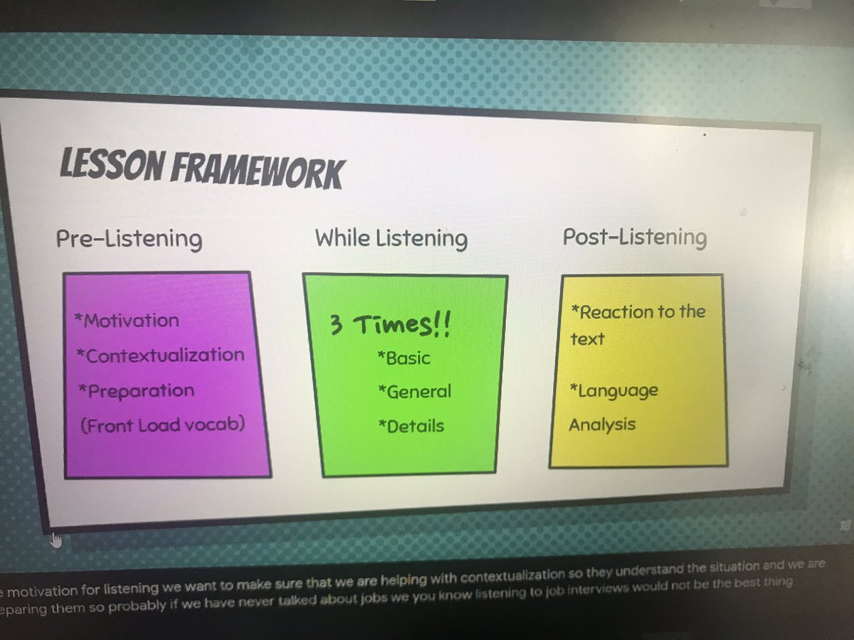 aimes2020's tweet image. Great session “Don’t Just Hear, Listen” and the comprehension this yields when listening routines are intentional. #R10PowerofUnity #bilingual #esl #R10ELSupport @R10ELsupport