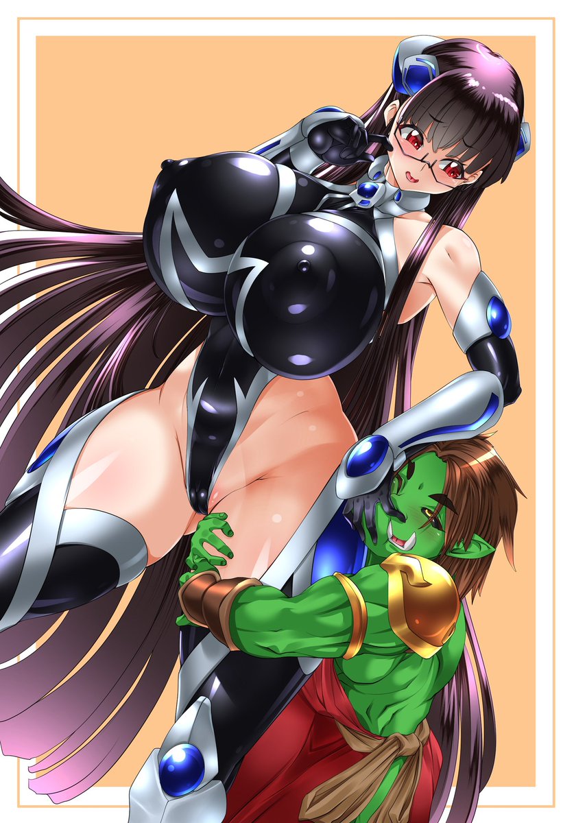 Skeb納品作品です。

僕のキャラでご依頼頂くと嬉しい反面、申し訳なくも感じますね。こんなに楽しく作業させて頂いて良いのかと... 

文奈ちゃんが任務中に成り行きで助けたエロガキオークになつかれて、離れないので仕方なく連れ帰った、というシチュですw

子供オークは描き方悩みました... 