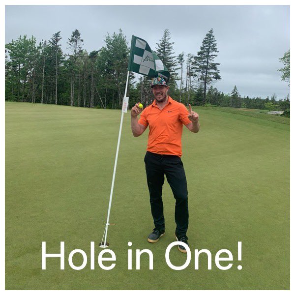 The hole in ones continue as one of our best Daryl MacPherson beat the odds with his first hole in one on #17 with a 6 iron. While some say this is luck DMAC has a sim in his garage, a trackman and is playing TaylorMade P-7TW (3-PW) so I’m gonna say the hard work is paying off!