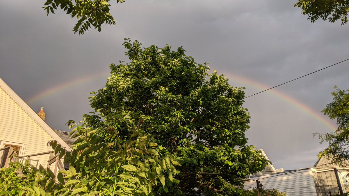 Today's Toronto rainbow is a beaut!