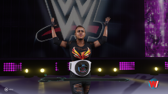 Erin w/ @Blaze_n_Haze v  @ZWashingtonCAW in a non title matchMatch length: 4mins 30 secondsWinner: Erin