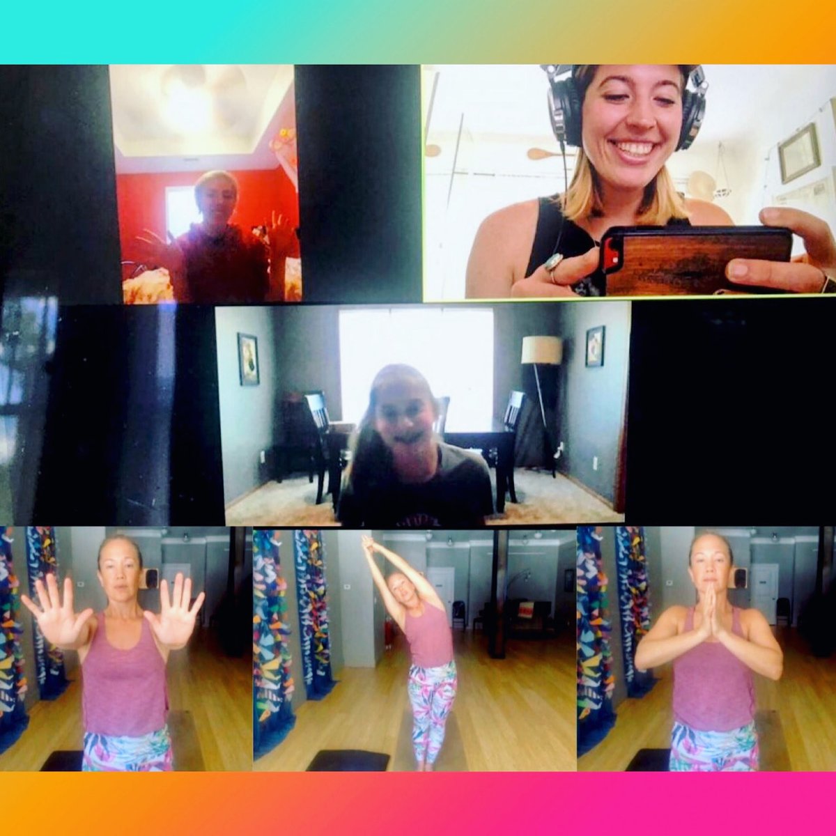 Already Wednesday?! Definitely wishing we could keep going all year long! 
Thank you, Mary for the awesome Yoga for Musicians workshop, today! 🧘‍♀️