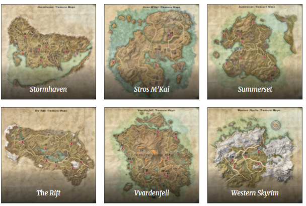 Western Skyrim Map - The Elder Scrolls Online: Greymoor (ESO)