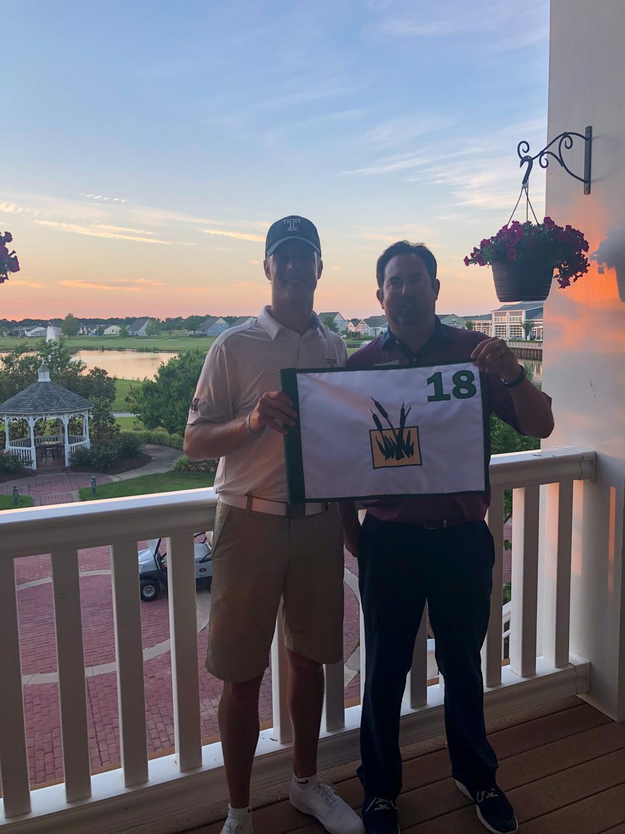 DSGA_Golf's tweet photo. Dawson Anders is your 2020 #DelawareAm  Champion!! He edges out Austin Barbin and Evan Brown in a 3-hole aggregate playoff to secure the win at @GolfHeritageDE!

Final Leaderboard: https://t.co/RTjcwdZgSd https://t.co/6SAOk1ypVV