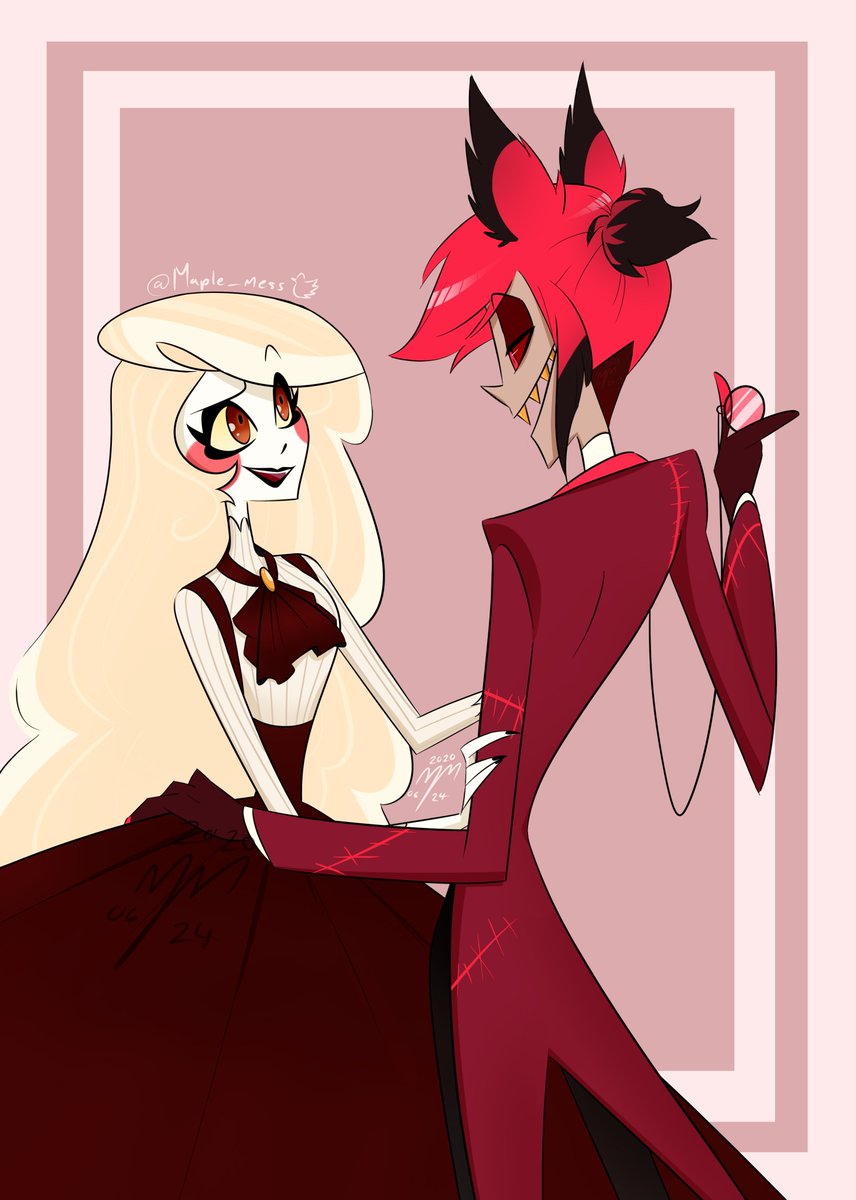 Maple_Mess's tweet image. pt.2 

#Charlastor #CharlieMagne #princesscharlie #HazbinHotelFanart #HazbinHotelCharlie #hazbinhotel #hazbinhotelalastor #Alastor #radiodemon #taleoftwoprincesses #alastorxcharlie #princessofhell #Fanarts