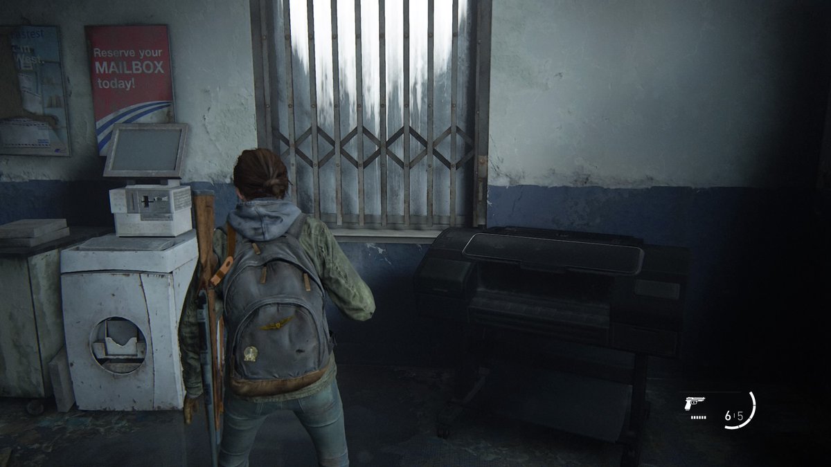 shigure_souma's tweet photo. De las muchas cosas con las que podria toparme un plotter no estaba en la lista #TLOUpII #LastOfUs2 #PS4share https://t.co/cjHjEmREEk