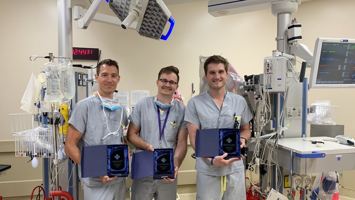 Kelowna EM Residency (@kelownaem) on Twitter photo Congrats to @baylis_jared <a href="/Will_Nevers/">William Nevers</a> & Ryan Knebel!
Every year our residents present awards to an ED physician, an off-service MD and one medical professional for excellence in teaching!
Lucky to catch all three with a page to trauma 3!
@361Joules <a href="/EMResUBC/">UBC Vancouver EM Residency</a> Congrats to @baylis_jared <a href="/Will_Nevers/">William Nevers</a> & Ryan Knebel!
Every year our residents present awards to an ED physician, an off-service MD and one medical professional for excellence in teaching!
Lucky to catch all three with a page to trauma 3!
@361Joules <a href="/EMResUBC/">UBC Vancouver EM Residency</a>