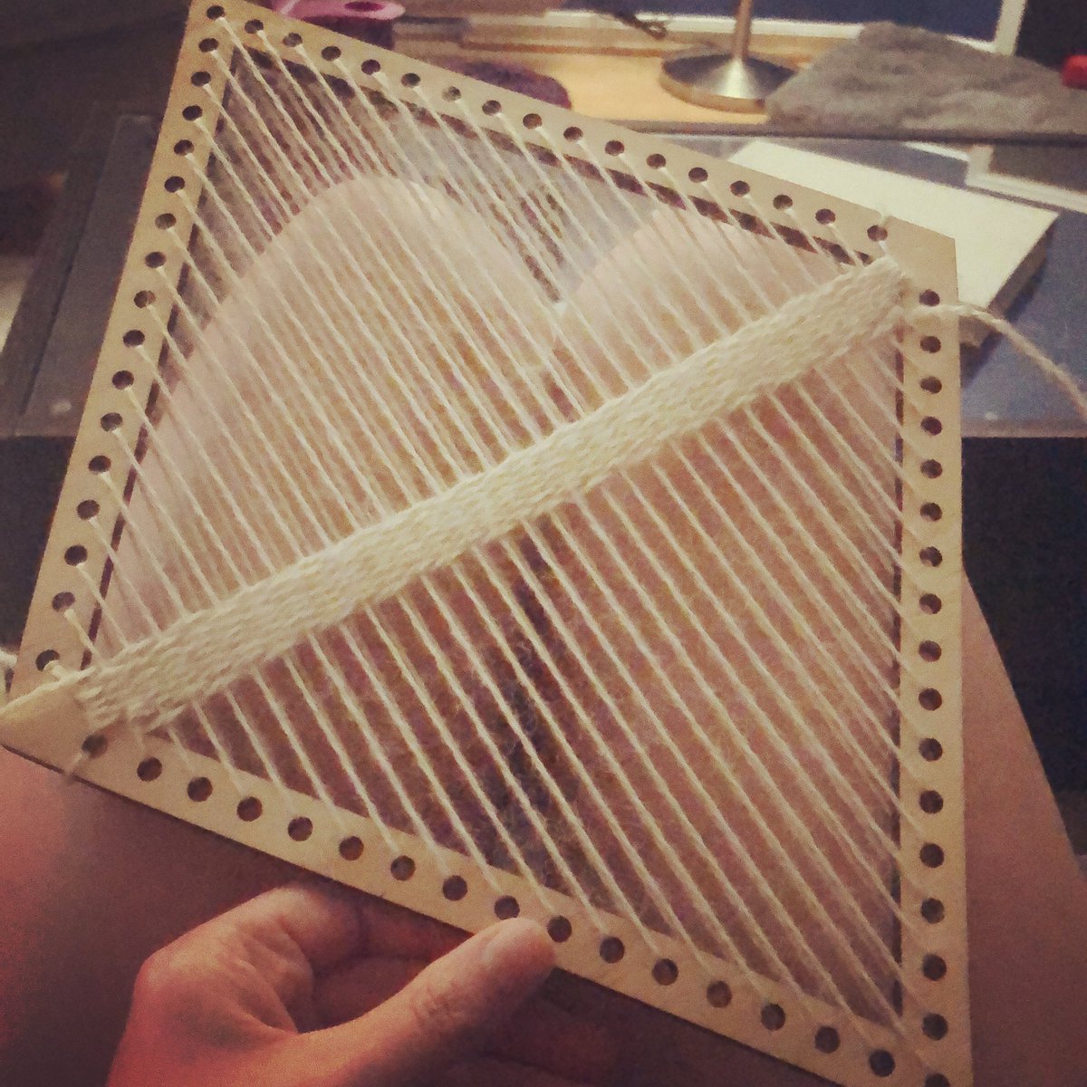 FleeceEwe's tweet photo. Leister longwool is encouraging my creativity. #se2se https://t.co/Ti31DkwP07
