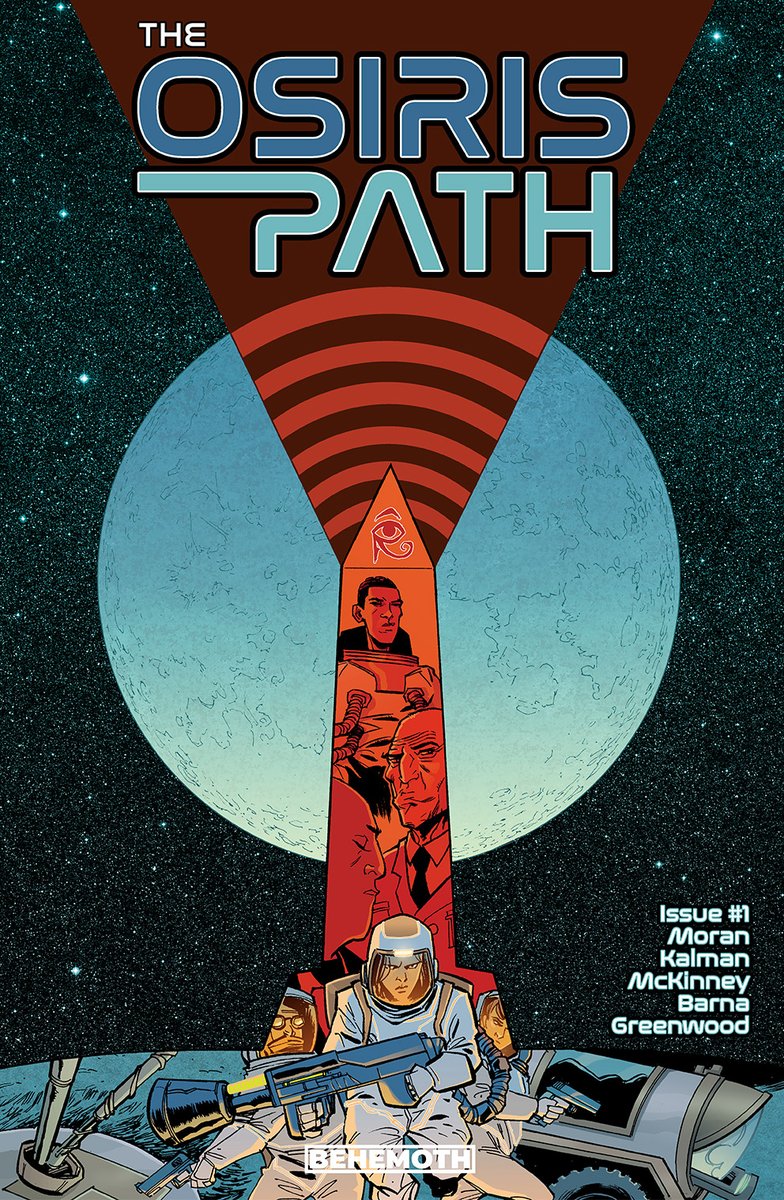 amerikarate's tweet photo. Our BRAND NEW comic book The Osiris Path #1, is IN STORES NOW! 

Published by @BehemothComics, Written by @ChristianMMoran @BrocktnMckinney me, interior art &amp; colors by @WaltBarna, Letters DAM, cover @jkgreenwood_art w/ colors Brad Simpson.

Thanks @ComicTown team for the review! https://t.co/TEJoYrso4k