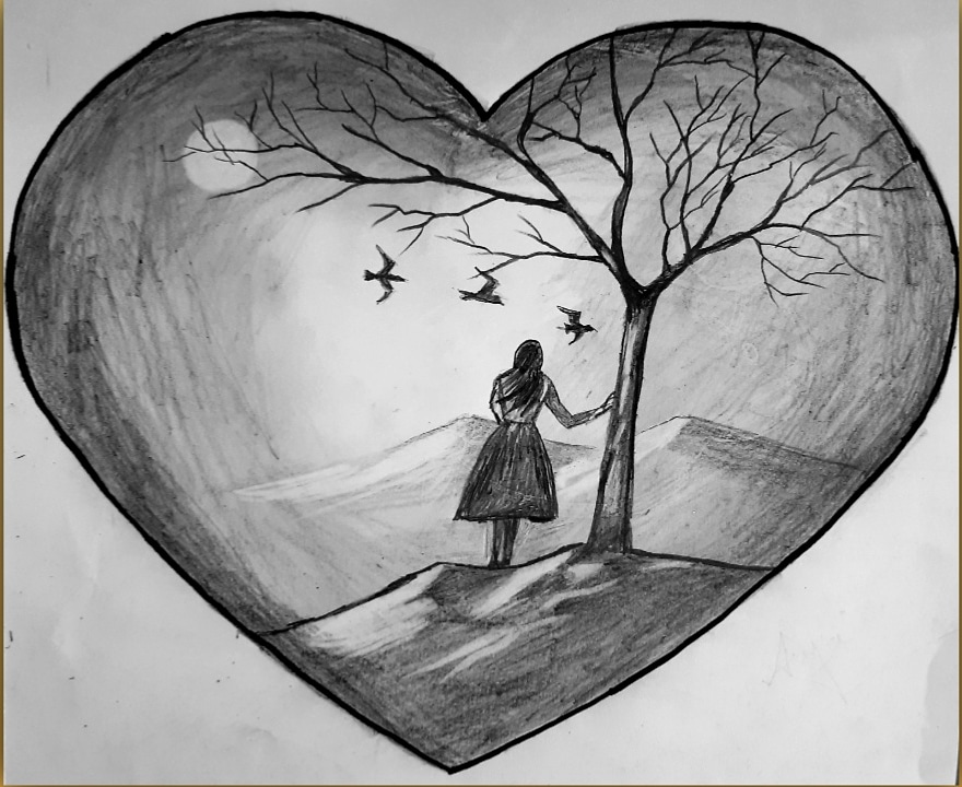 Easy Drawing Broken Heart 55 Pictures  WONDER DAY  Coloring pages for  children and adults