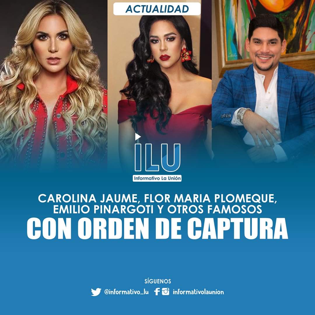 informativolu's tweet photo. #ATENCIÓN | La @FiscaliaEcuador resuelve detención con fines investigativos por presuntos delitos de corrupción que involucran a amigos de Daniel Salcedo. Entre ellos: Flor Maria #Palomeque, Carolina #Jaume, su esposo Allan Zenck, Emilio #Pinargote entre otros. https://t.co/Hnly9fcGIt