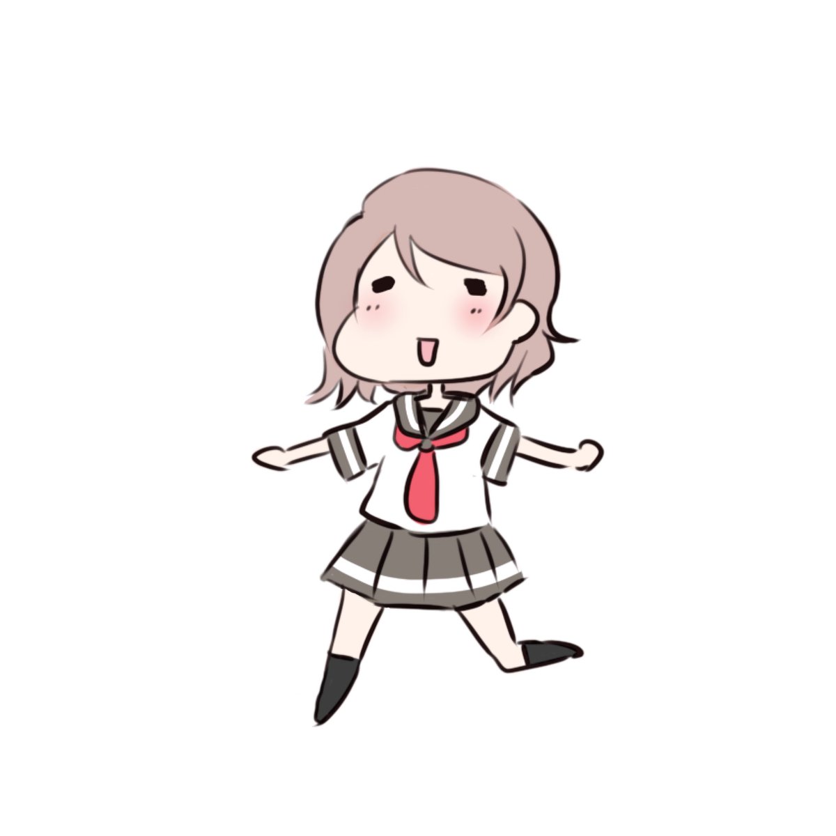 渡辺曜 「おはようございます 」|ぜろのイラスト