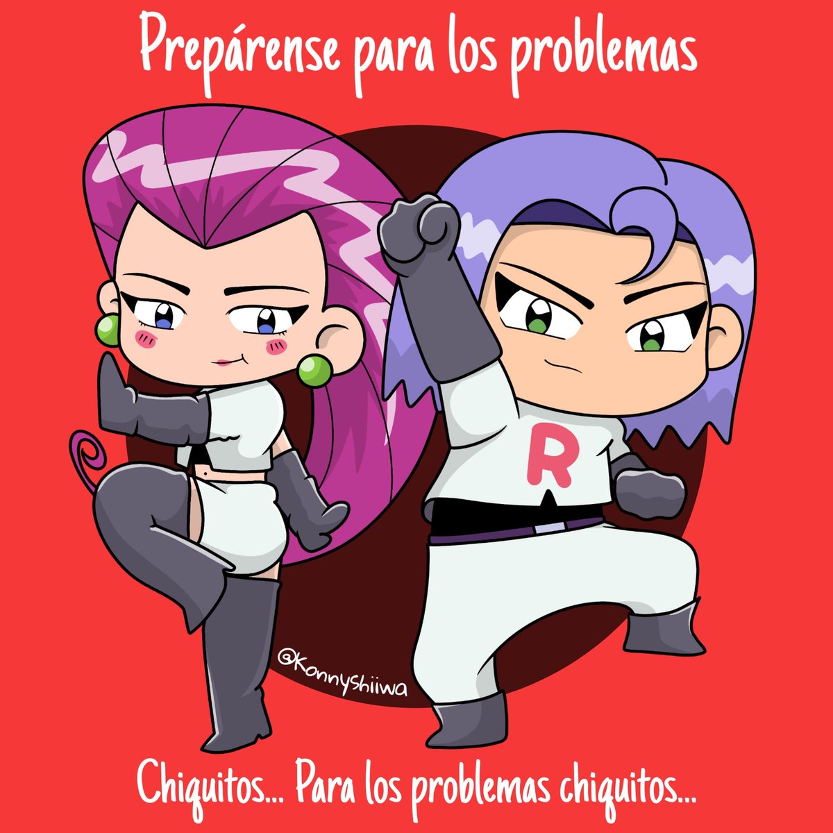 Konnyshiiwa's tweet photo. Estaba viendo @pokemon... y se me antojó dibujar a Jessy y James!
#dibujos #dibujodigital #drawpokemon #Pokemon https://t.co/e2ljYvlZtt