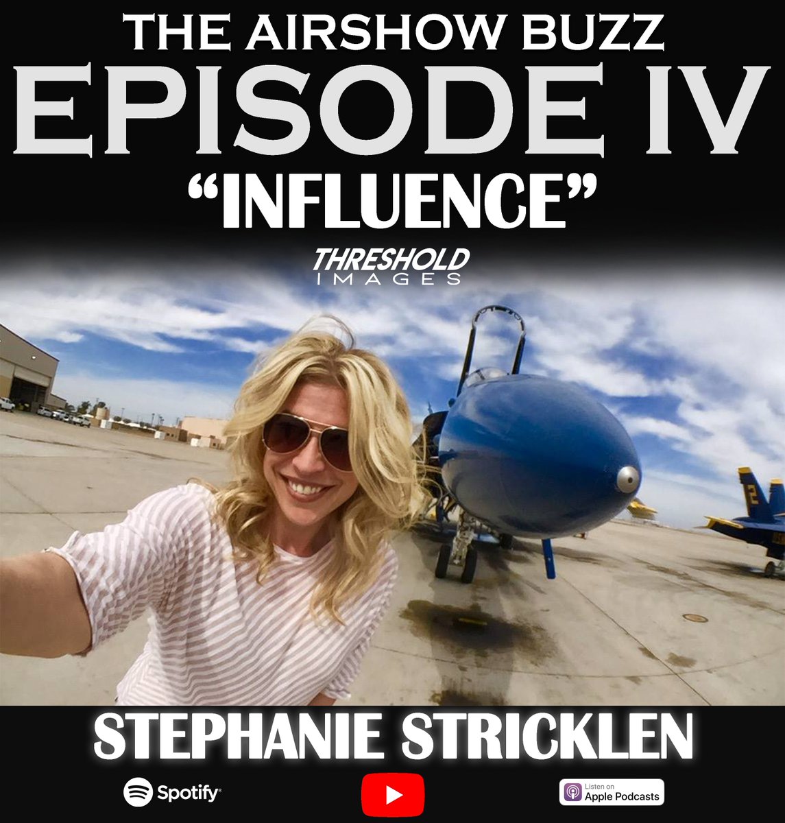 threshoIdmedia's tweet photo. In our 4th episode of The Airshow Buzz Podcast, we are so fired up to welcome on our guest @StephStricklen, aviation/airshow digital influencers! She is an expert in showcasing the industry and inspiring us to follow our dreams. This Friday!
#ThresholdImages #Airshow #Podcast https://t.co/sYODEqfv2g