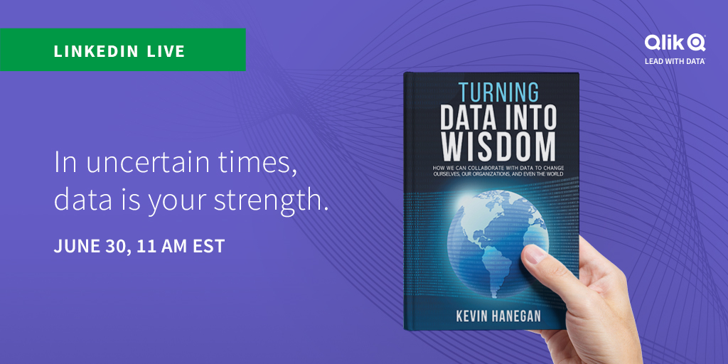 samizeitoun12's tweet photo. How can you keep your business future-focused? By keeping your workforce focused on data. On 6/30 at 11 AM EST, join @qlik's Jordan Morrow for an exclusive #QlikLive conversation with author Kevin Hanegan about his new book, Turning Data into Wisdom. https://t.co/oySIM388aG #data https://t.co/SoTL1pTlWa