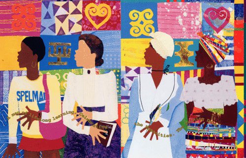 MzSOULcialite's tweet photo. Varnette Honeywood 🎨
renowned artist & illustrator. Varnette’s works portrays BLACKS in a range of settings going about various activities & always stressing the colorful & creative aspects of African American culture.
#BKstART ART•Luv•Her 🎨
A Tribute To Spelman, 1989 https://t.co/bbiN6yb35A