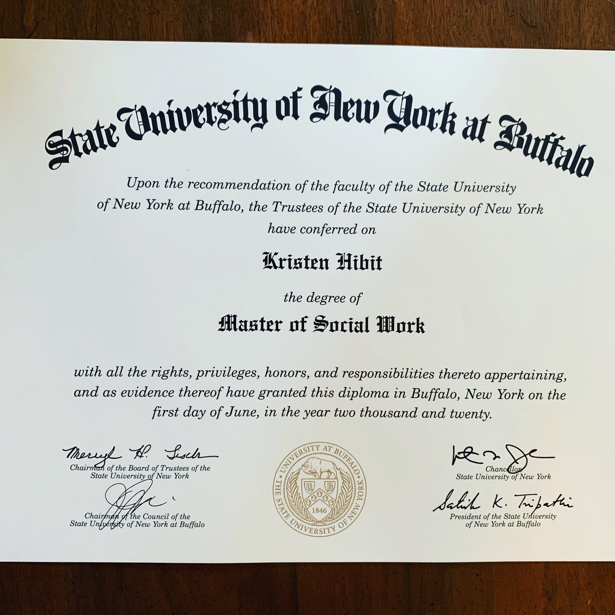 It’s officially official. Officially a Master of Social Work. Looking forward to master what is ahead! #macrosw #policy #policyanalysis #socialjustice #socialwork #polticialsocialwork