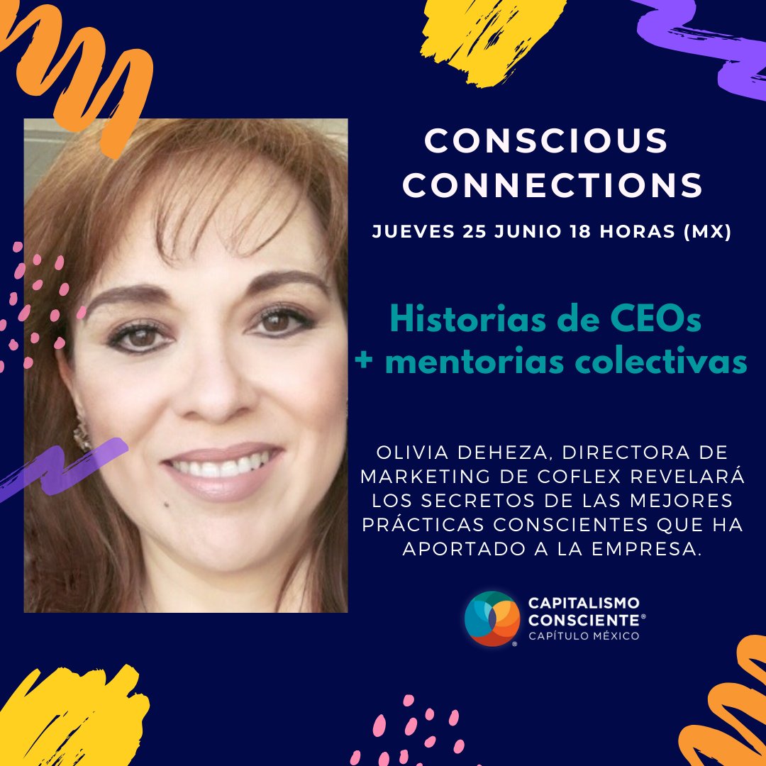 Cuando conocimos la historia de #Coflex y cómo conectan con sus #stakeholders literal lloramos de la emoción que empresas así existan en México. Olivia Deheza nos compartirá los 'secretos' de las prácticas conscientes que tienen. eventbrite.es/e/entradas-con…