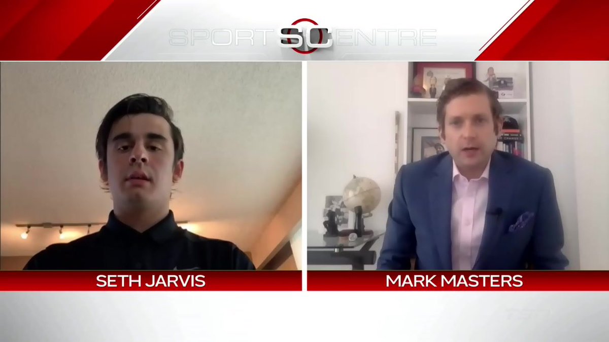 TSNHockey's tweet image. Seth Jarvis - ranked No. 18 on Bob McKenzie's final ranking of prospects - talks to @markhmasters ahead of Friday’s #NHLDraft lottery: fw.to/uD8kZsP

#TSNHockey