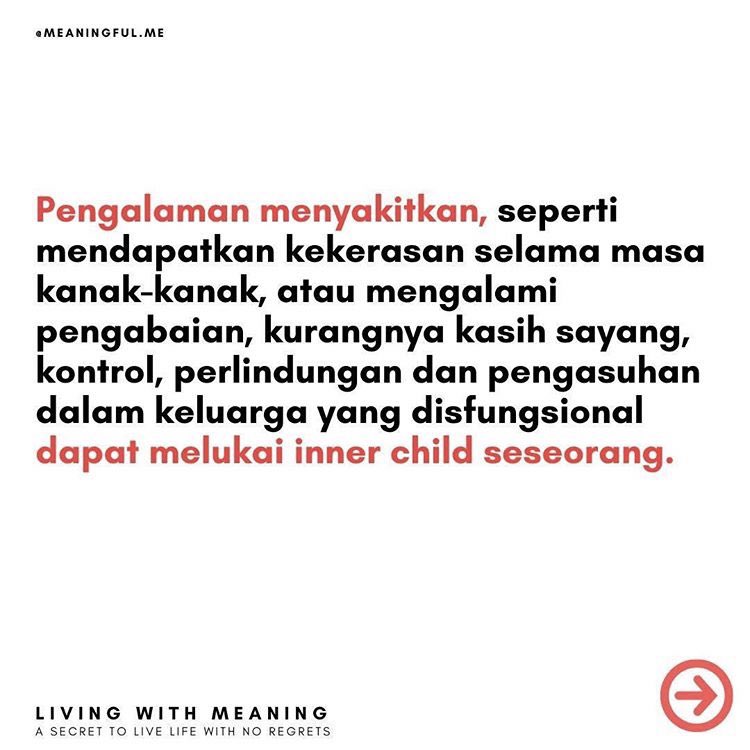 Pengalaman menyakitkan yang didapat saat kecil dapat membekas dan berpengaruh terhadap kepribadian.