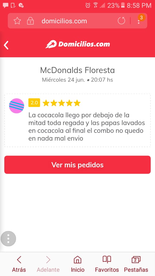buit22's tweet photo. @McDonaldsCol @DomiciliosCol un pedido de $27.300 reducido a 1 cuarto de libra de $11.900 y una de $3.500? Del combo Llegó la bebida a la mitad y las papas lavadas en Coca-Cola. Quien responde? https://t.co/119kjygDyZ