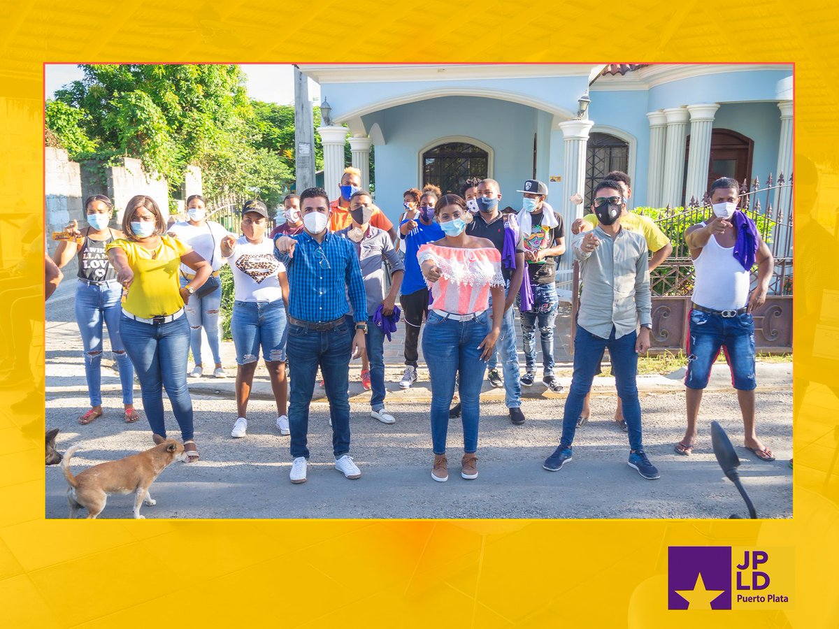 jpldpop_'s tweet photo. #LaJotaEnLasCalles hoy estuvimos en la comunidad de Maimon, conversamos con dirigentes Juveniles de esta zona, los cuales se comprometieron a trabajar por el triunfo de Gonzalo Castillo presidente y Javier Clark senador y los candidatos a Diputado del PLD. 
¡A trabajar!
#jpldpop https://t.co/d1sCYQGOIR