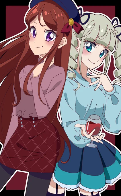 #百合の日
順に、
2人なら最強組、王子と女王組、双子組、これは恋?組 
