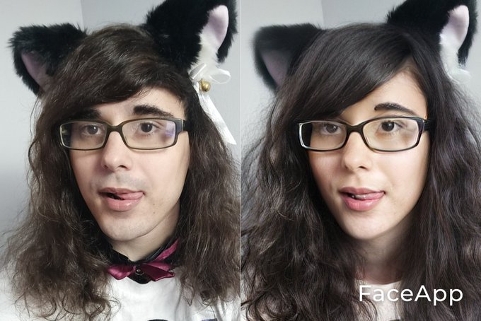 So apparently face app can't make me much girlier xD https://t.co/6GFjZQ8CT6