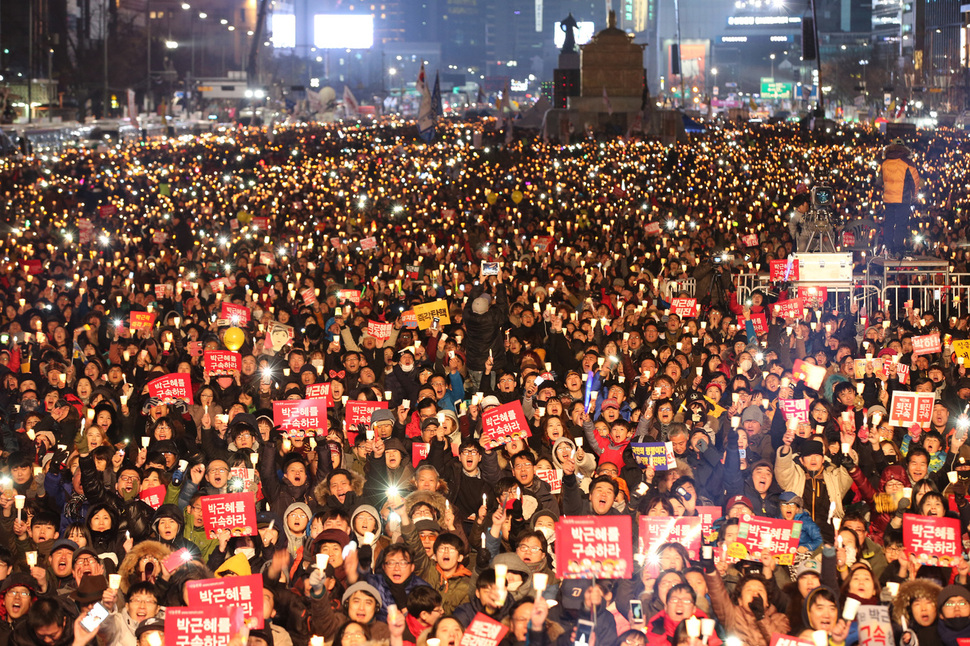 #10 Park Geun-hye's impeachment and arrestIt's true SKorea's protests weren't always peaceful and bloodless. It took a LONG time for SKoreans to get there. But we did. And this will always be a point of pride.