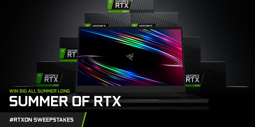 Ten gamingowy laptop <a href="/Razer/">R Λ Z Ξ R</a> Blade 15 z GeForce 2070 jest do wygrania w letnim konkursie #RTXOn! Chcesz go? Napisz, jaka była Twoja pierwsza karta graficzna, gdy zaczynałeś grać 👇
Nie zapomnij skomentować + polubić + przesłać dalej którykolwiek z naszych konkursowych postów.