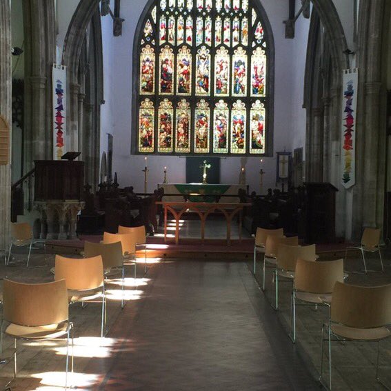 Church_St_Marys's tweet photo. St Mary’s is open this week for private prayer from 12noon - 2pm daily; and from 12 -3 next week. (Thanks to @JessicaJanas for this photo!) https://t.co/0kReDLq29r