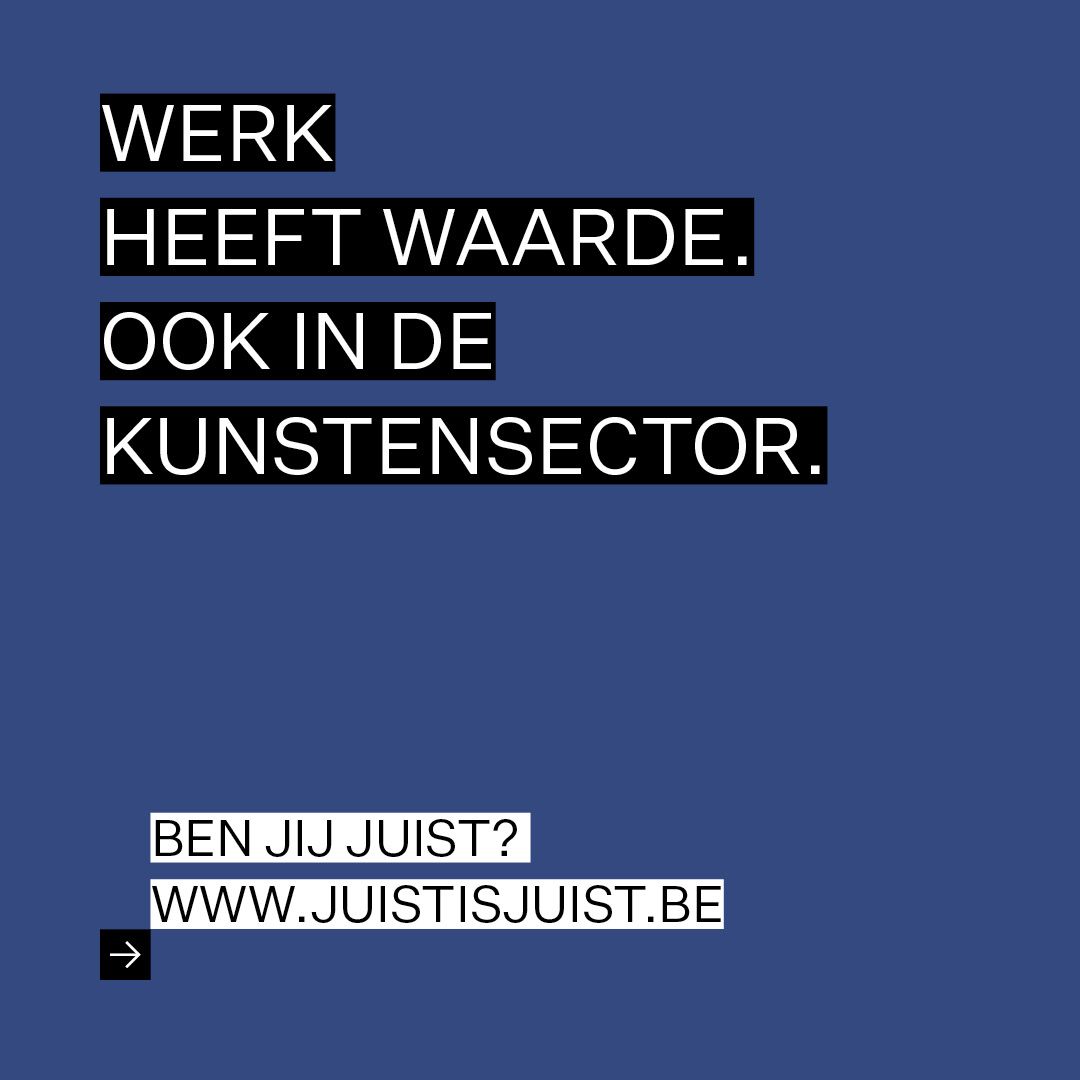 Vandaag lanceren we Juist is Juist, kennisplatform &amp; toolbox voor fair practices in de kunstensector. Check buff.ly/3i0hc5L en toon dat je juist bent! #juistisjuist #fairpractice