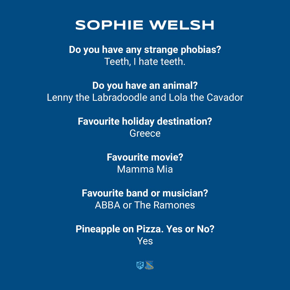 Player Profile - Sophie Welsh 👋🏻 

Soph is one of the original members of the PAFC Women’s Team in 2018, and is always a helping hand when organising social events at the club. 
#PAFC #VAFA
