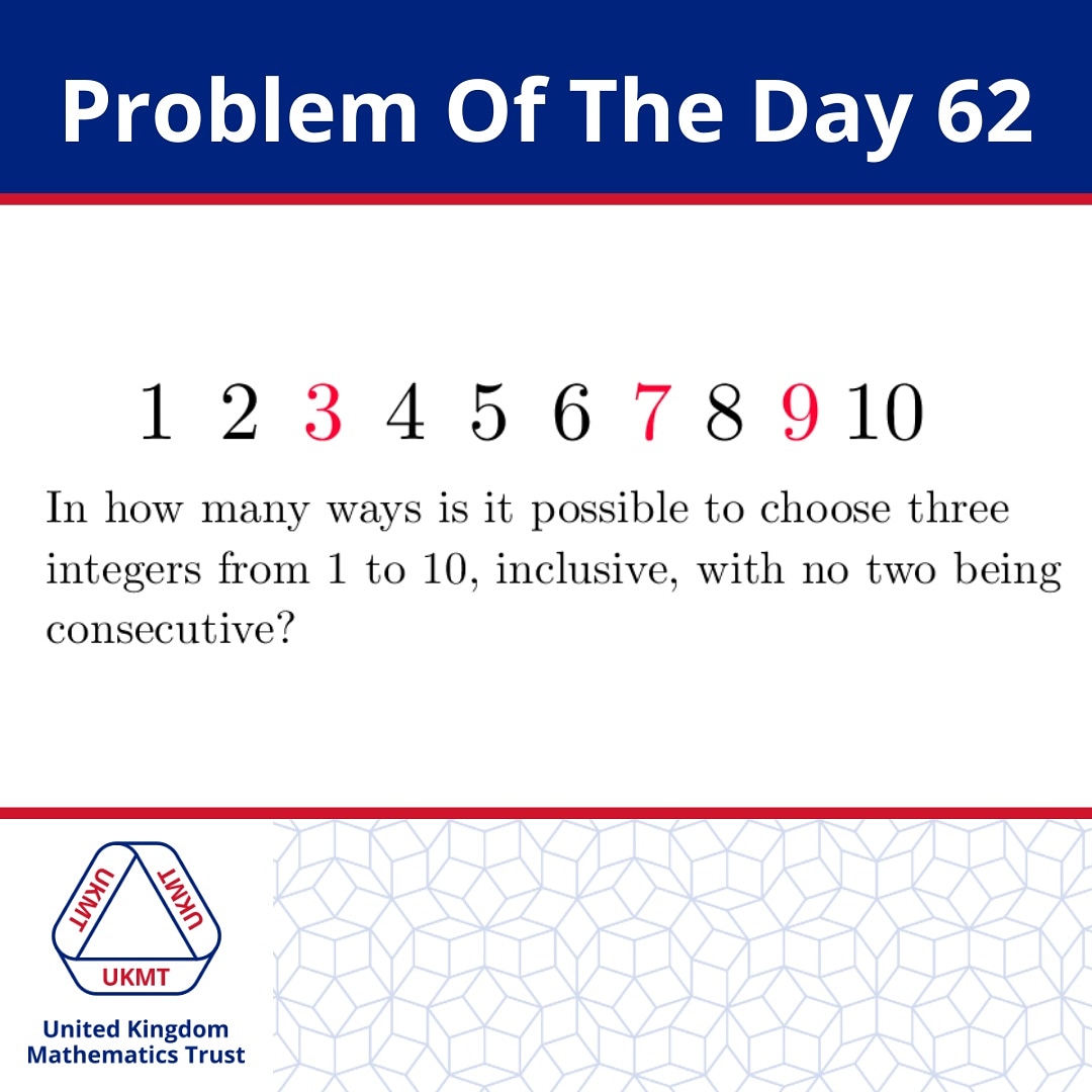 UKMathsTrust's tweet photo. I hope you enjoy this one...

#ukmt #ukmathstrust #problemoftheday https://t.co/IRUkP9HV4k